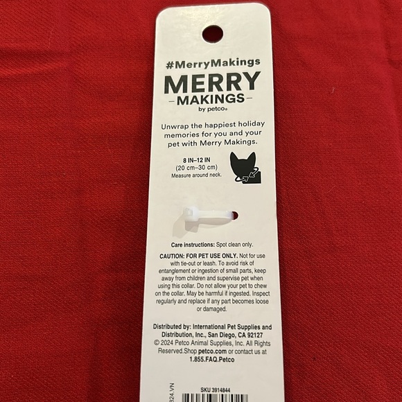 Merry Makings Falala Breakaway Cat Collar with Pom - Picture 5 of 5